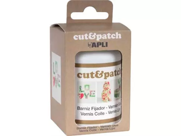 Een Apli vernislijm Cut & Patch, flacon van 100 ml koop je bij ShopXPress