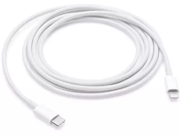 Een Apple kabel, Lightning (8-pin) naar USB-C, 2 m, wit koop je bij ShopXPress