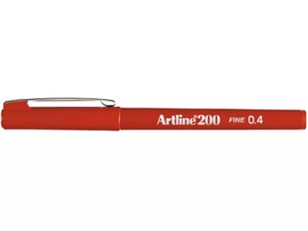 Een Artline 200 fineliner, donkerrood koop je bij ShopXPress