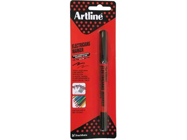 Een Artline marker Electricians, zwart koop je bij ShopXPress