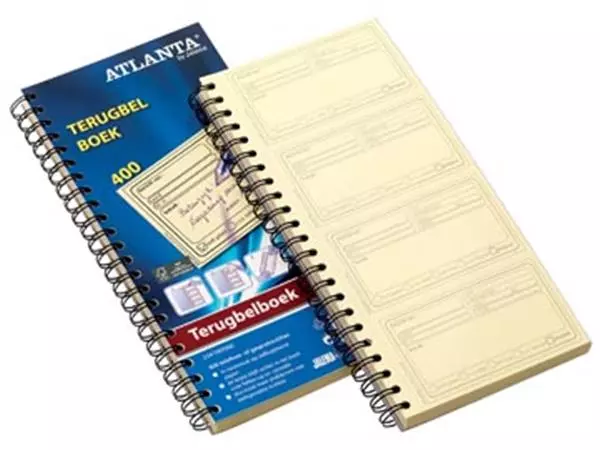 Een Atlanta by Jalema terugbelboeken 400 notities, zelfkopiërend, Nederlandstalig koop je bij ShopXPress