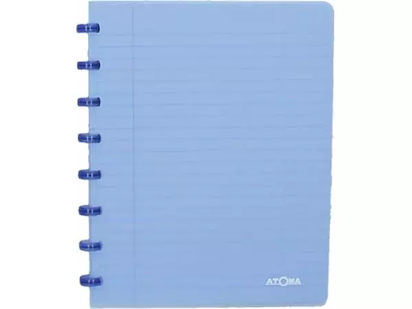 Een Atoma Trendy schrift, ft A5, 144 bladzijden, commercieel geruit, transparant blauw koop je bij ShopXPress