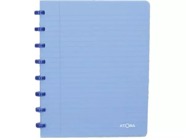 Een Atoma Trendy schrift, ft A5, 144 bladzijden, gelijnd, transparant blauw koop je bij ShopXPress