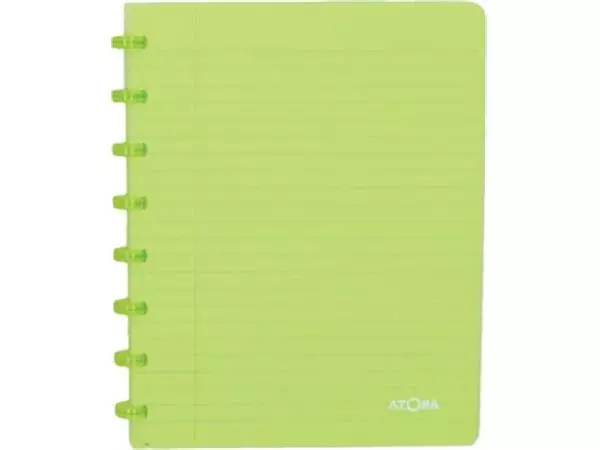 Een Atoma Trendy schrift, ft A5, 144 bladzijden, gelijnd, transparant groen koop je bij ShopXPress