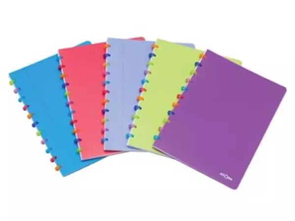 Een Atoma Tutti Frutti schrift, ft A4, 144 bladzijden, gelijnd, geassorteerde kleuren koop je bij ShopXPress