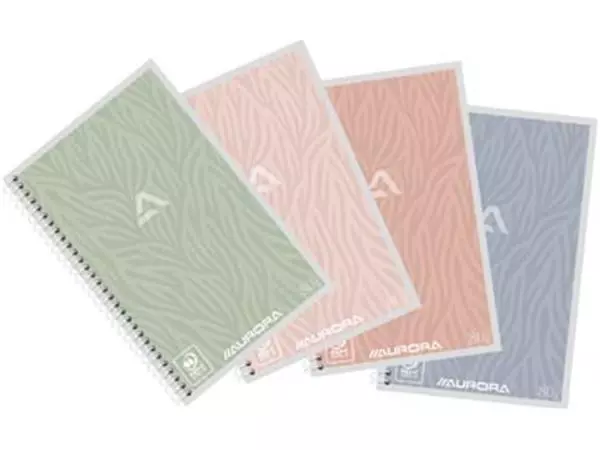 Een Aurora Writing 80 Design spiraalschrift, ft A6, 120 bladzijden, blanco koop je bij ShopXPress