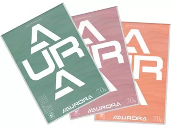 Een Aurora schrijfblok A4 70 g geruit 5x5, 100 vel koop je bij ShopXPress