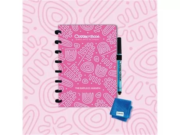 Een Correctbook Endless Agenda A5, uitwisbaar / herbruikbaar, Blossom Pink (roze) koop je bij ShopXPress