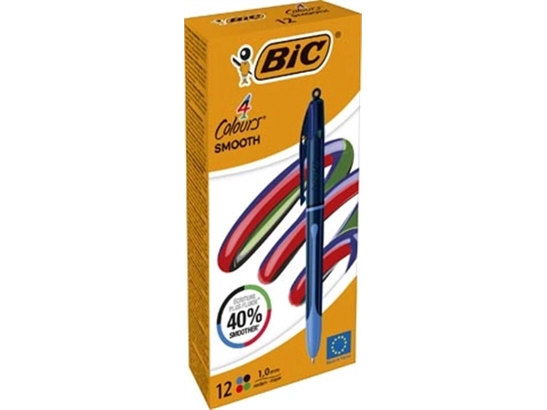 Vous pouvez acheter un BIC Colours Smooth Drop stylo bille 4 couleurs, moyen chez Supplierz BV