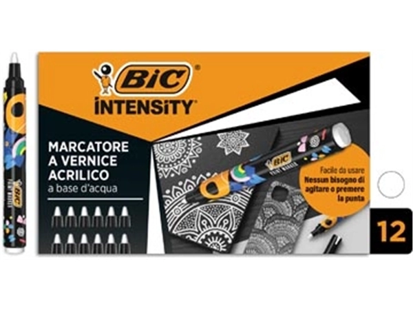 Vous pouvez acheter un BIC Intensity marqueur peinture, blanc, set de 12 pièces chez Supplierz BV