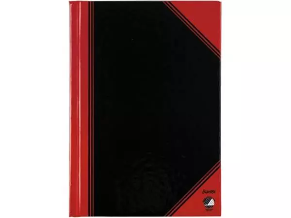 Een Bantex notitieboekje, ft A5, 192 bladzijden, gelijnd, rood en zwart koop je bij ShopXPress