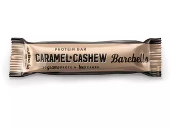 Een Barebells reep Caramel & Cashew, pak van 12 koop je bij ShopXPress