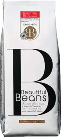 Een Beautiful Beans gemalen koffie Red, zak van 1kg koop je bij ShopXPress