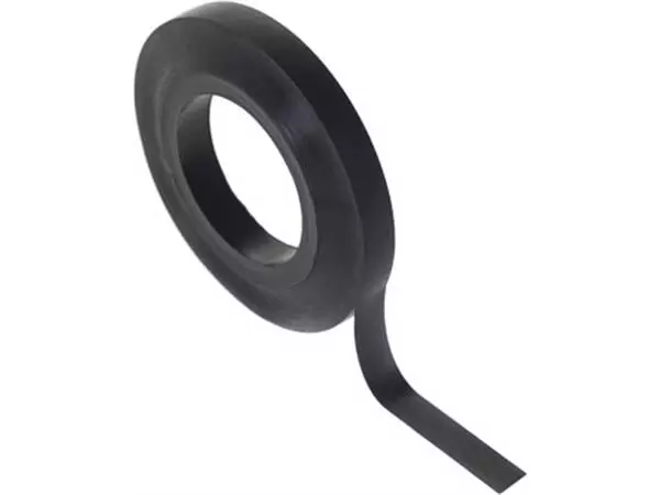 Een Bi-Office magneetband, ft 5 m x 10 mm, zwart koop je bij ShopXPress
