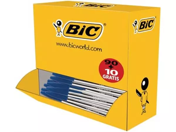 Vous pouvez acheter un Bic stylo bille Cristal Medium, offre spéciale 90 + 10 gratuit, bleu chez Supplierz BV