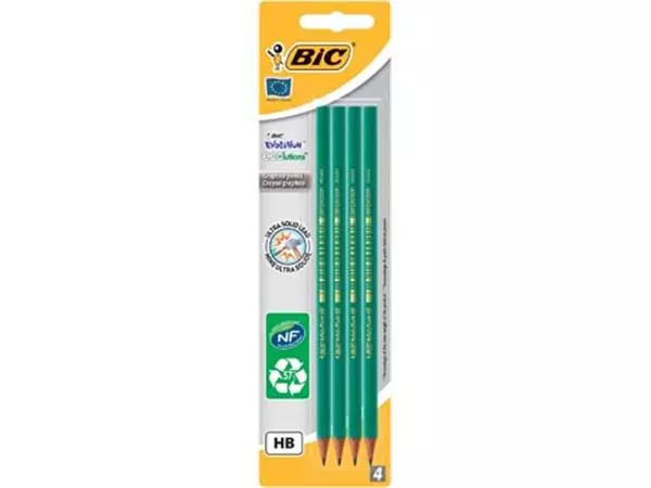 Een Bic potlood Evolution 650 HB, blister van 4 stuks koop je bij ShopXPress