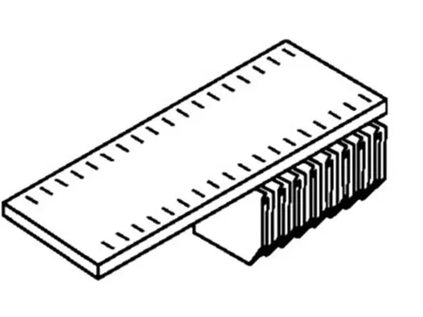 Een Bisley lateraal systeemlegbord voor Basic roldeurkast, 120 cm, zwart koop je bij ShopXPress