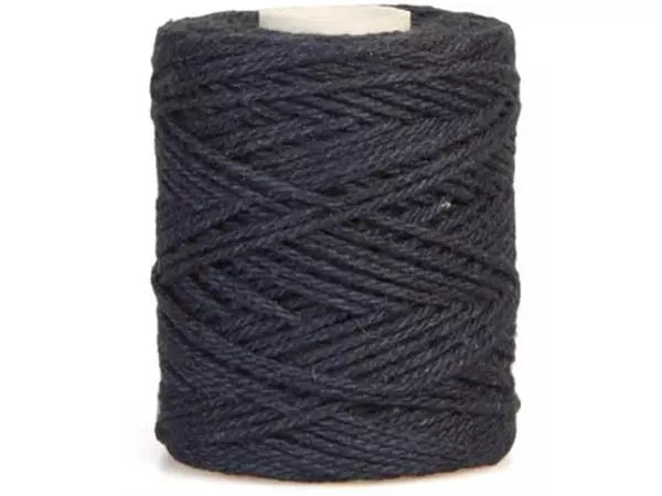 Een Bouhon macramétouw 50 g, ca. 65 m, dikte: 1 mm, donkerblauw koop je bij ShopXPress