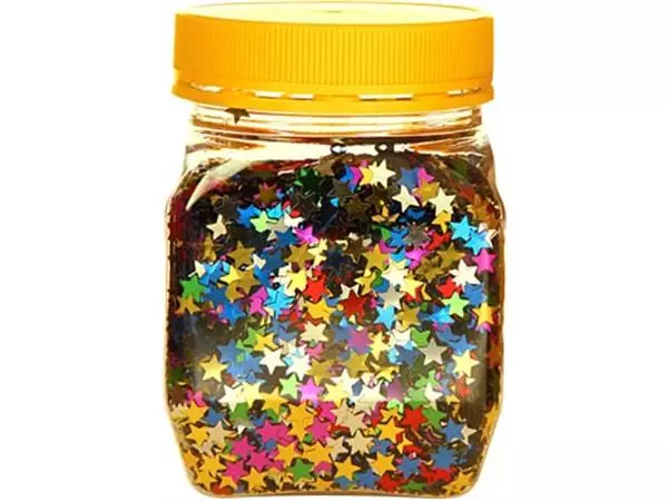 Een Bouhon pot confetti sterretjes (130 g) koop je bij ShopXPress