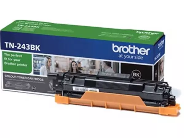 Een Brother toner, 1.000 pagina's, OEM TN-243BK, zwart koop je bij ShopXPress