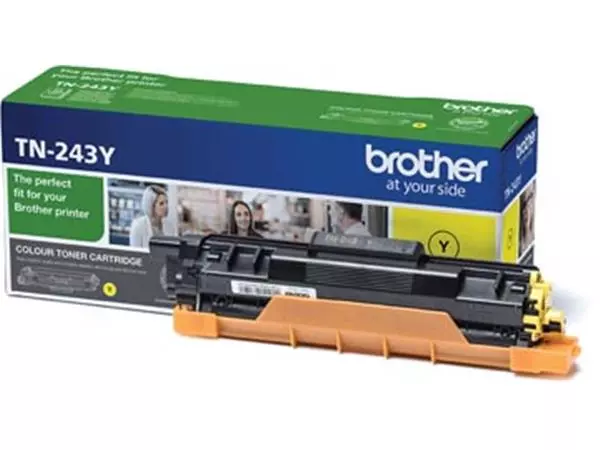 Een Brother toner, 1.000 pagina's, OEM TN-243Y, geel koop je bij ShopXPress