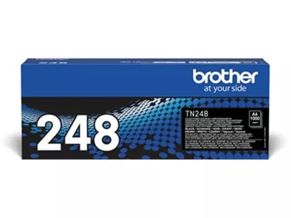 Een Brother toner, 1.000 pagina's, OEM TN-248BK, zwart koop je bij ShopXPress