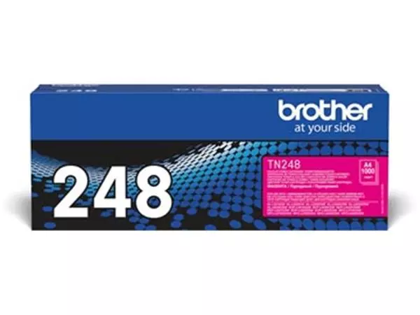 Een Brother toner, 1.000 pagina's, OEM TN-248M, magenta koop je bij ShopXPress