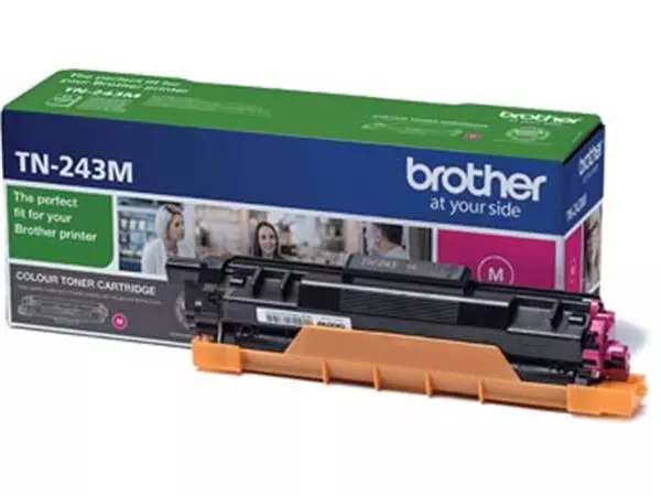 Een Brother toner, 1.000 pagina's, OEM TN243M, magenta koop je bij ShopXPress