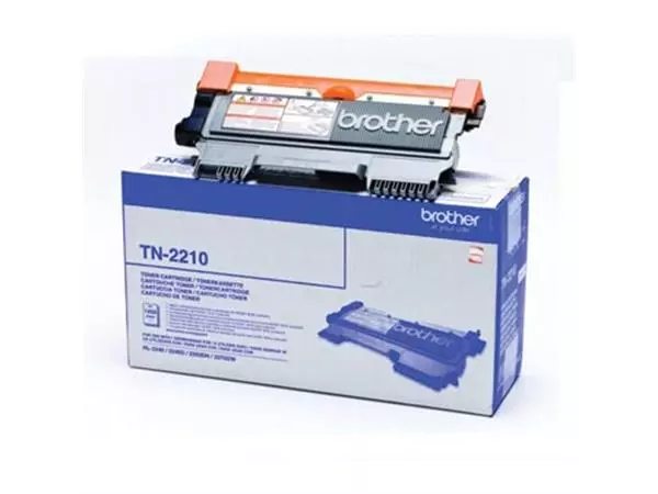 Een Brother toner, 1.200 pagina's, OEM TN-2210, zwart koop je bij ShopXPress