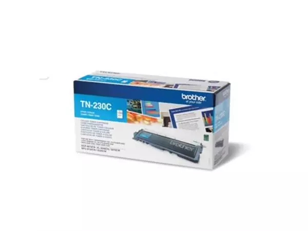 Een Brother toner, 1.400 pagina's, OEM TN-230C, cyaan koop je bij ShopXPress