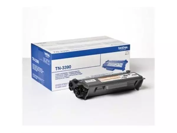 Een Brother toner, 12.000 pagina's, OEM TN-3390, zwart koop je bij ShopXPress