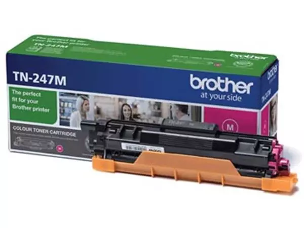 Een Brother toner, 2.300 pagina's, OEM TN-247M, magenta koop je bij ShopXPress