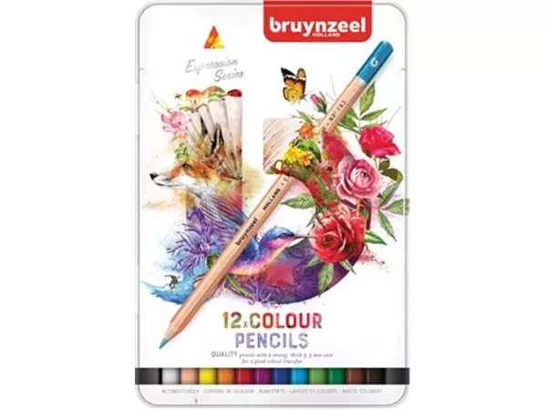 Een Bruynzeel kleurpotloden Expression, doos van 12 stuks koop je bij ShopXPress