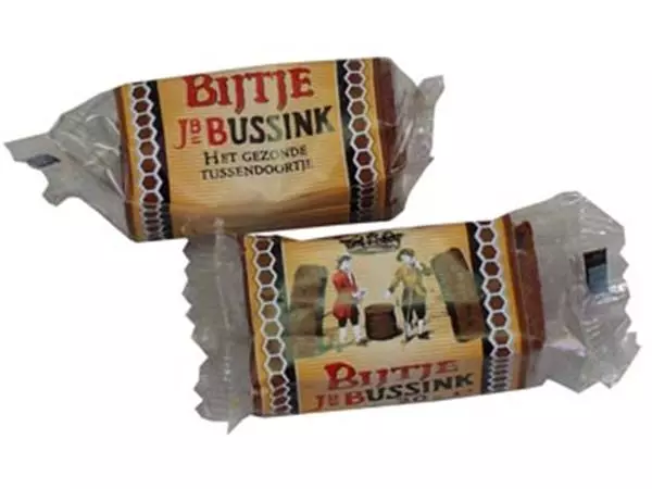 Een Bussink koekjes Horeca Bijtjes, 20 g, doos van 75 stuks koop je bij ShopXPress