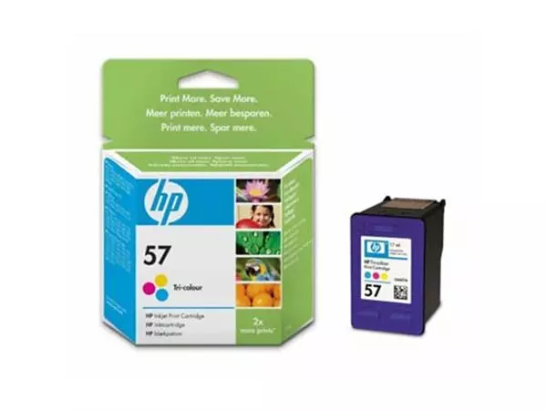 Een HP inktcartridge 57, 500 pagina's, OEM C6657AE, 3 kleuren koop je bij ShopXPress