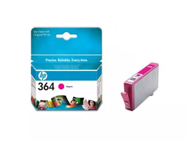 Een HP inktcartridge 364, 300 pagina's, OEM CB319EE, magenta koop je bij ShopXPress