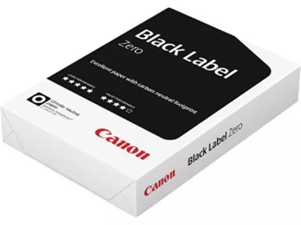 Een Canon Black Label Zero printpapier ft A4, 80 g, pak van 500 vel koop je bij ShopXPress