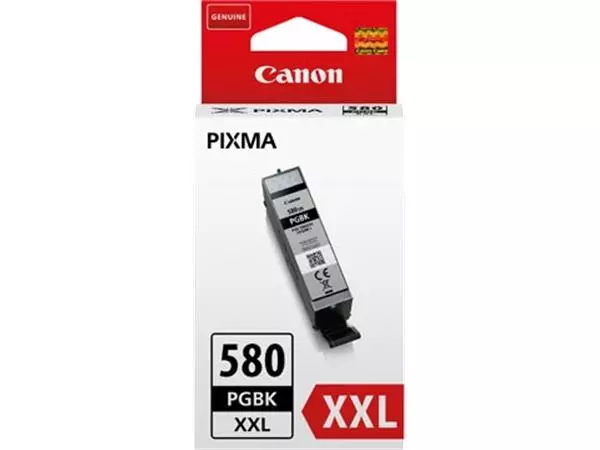 Een Canon inkcartridge PGI-580 PGBK XXL, 600 pagina's, OEM 1970C001, zwart koop je bij ShopXPress