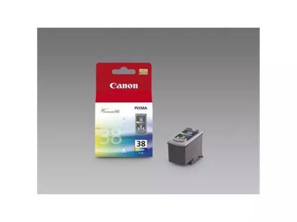 Een Canon inktcartridge CL-38, 207 pagina's, OEM 2146B001, 3 kleuren koop je bij ShopXPress