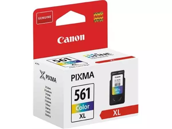 Een Canon inktcartridge CL-561XL, 300 pagina's, OEM 3730C001, 3 kleuren koop je bij ShopXPress