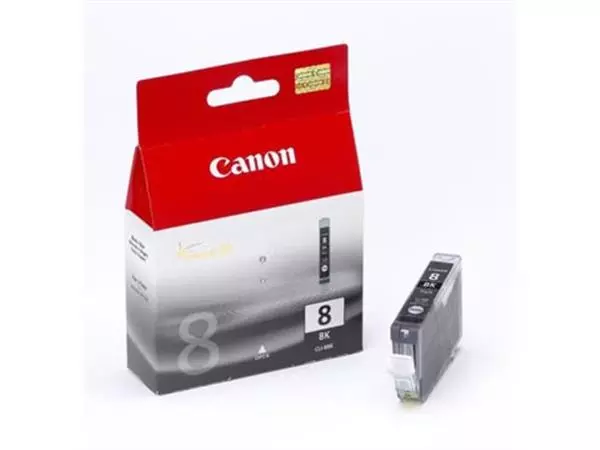 Een Canon inktcartridge CLI-8BK, 535 pagina's, OEM 0620B001, zwart koop je bij ShopXPress