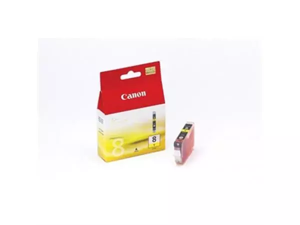 Een Canon inktcartridge CLI-8Y, 530 pagina's, OEM 0623B001, geel koop je bij ShopXPress