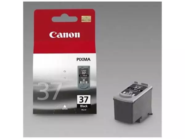 Een Canon inktcartridge PG-37, 219 pagina's, OEM 2145B001, zwart koop je bij ShopXPress