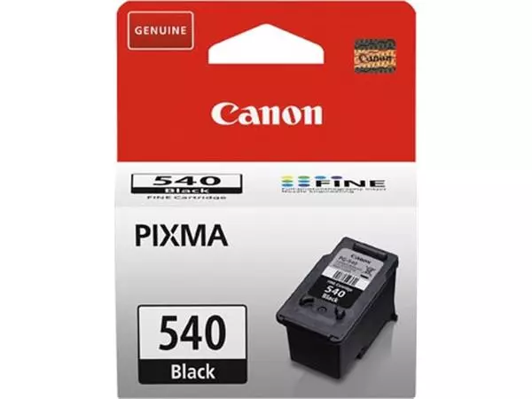 Een Canon inktcartridge PG-540, 180 pagina's, OEM 5225B001, zwart koop je bij ShopXPress