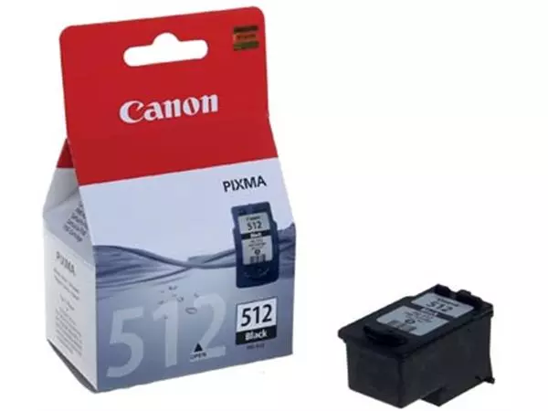 Een Canon inktcartridge PG512, 401 pagina's, OEM 2969B001, zwart koop je bij ShopXPress