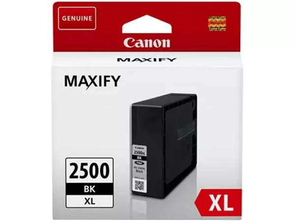 Een Canon inktcartridge PGI-2500XL, 2.500 pagina's, OEM 9254B001, zwart koop je bij ShopXPress