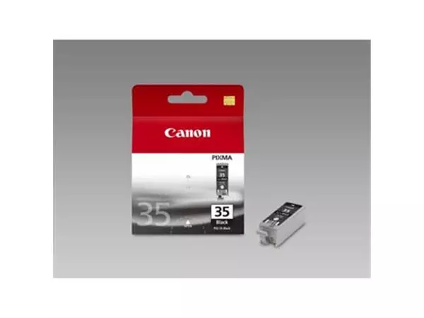 Een Canon inktcartridge PGI-35BK, 191 pagina's, OEM 1509B001, zwart koop je bij ShopXPress