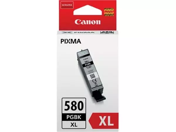 Een Canon inktcartridge PGI-580 PGBK XL, 400 pagina's, OEM 2024C001, zwart koop je bij ShopXPress