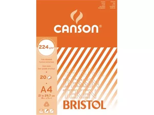 Een Canson tekenblok Bristol ft 21 x 29,7 cm (A4) koop je bij ShopXPress