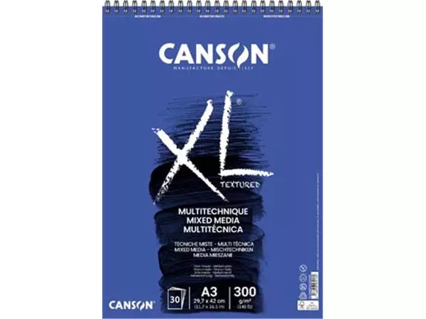 Een Canson tekenblok XL Mix Media 300 g/m² ft A3, blok met 30 vellen koop je bij ShopXPress